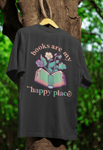 Books are my Happy Place DTF - KT SUBLIMATION, DTF AND MORE LLC