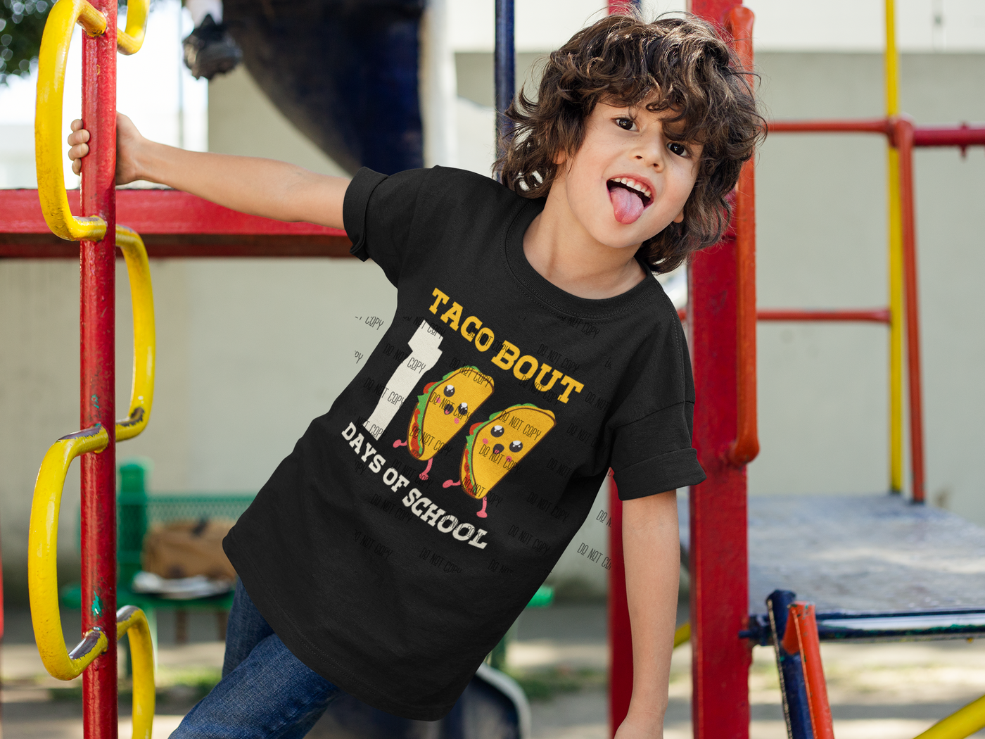 Taco 'Bout 100 Days of School DTF Transfer – Fun & Festive School Milestone Print 🌮🎉