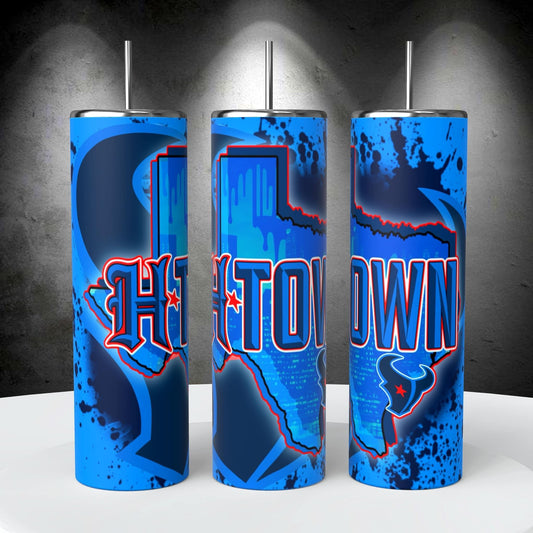 Bring the heat, H - Town style! 20oz sublimation print - KT SUBLIMATION, DTF AND MORE LLC