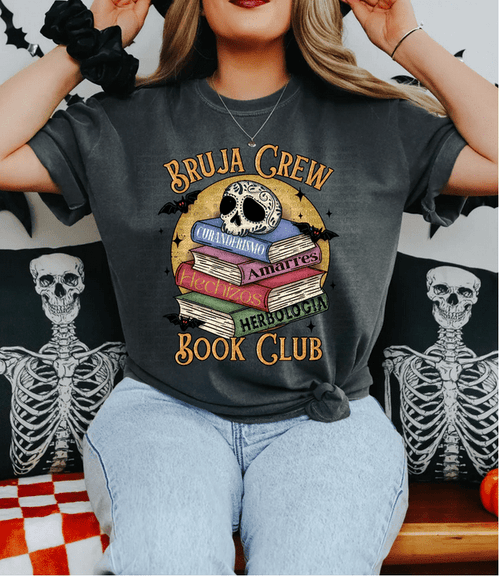 Bruja Crew DTF Transfer – Spooky Witch Halloween Ready - to - Press Design - KT SUBLIMATION, DTF AND MORE LLC