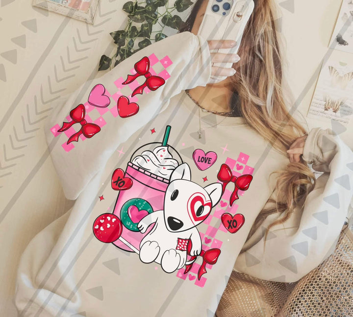 Bullseye Valentine DTF Transfer – Fun & Playful Love - Themed Print 🎯❤️ - KT SUBLIMATION, DTF AND MORE LLC