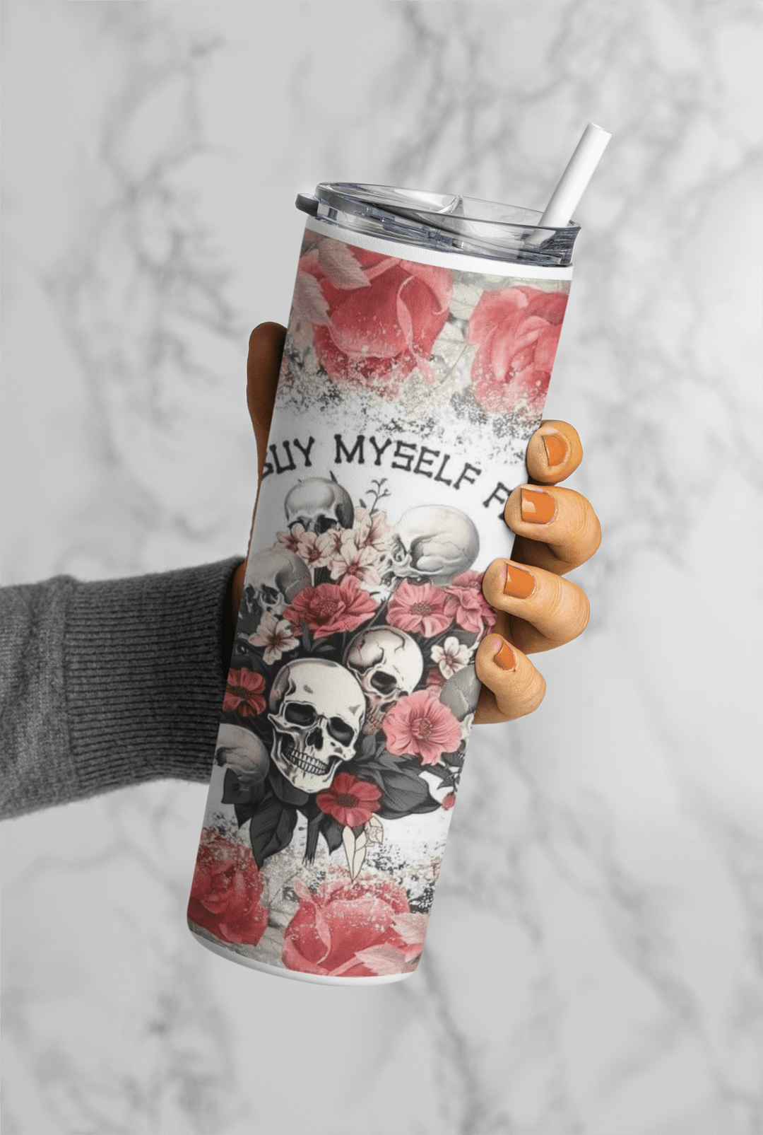 Buy myself some flower 20oz sublimation print - KT SUBLIMATION, DTF AND MORE LLC