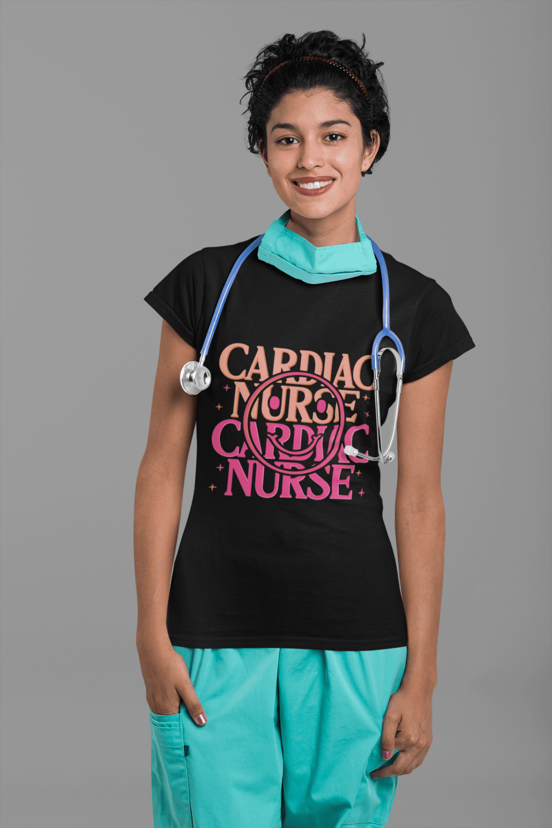 Cardiac Nurse DTF Transfer – Ready to Press for Medical Professionals & Healthcare Workers! - KT SUBLIMATION, DTF AND MORE LLC