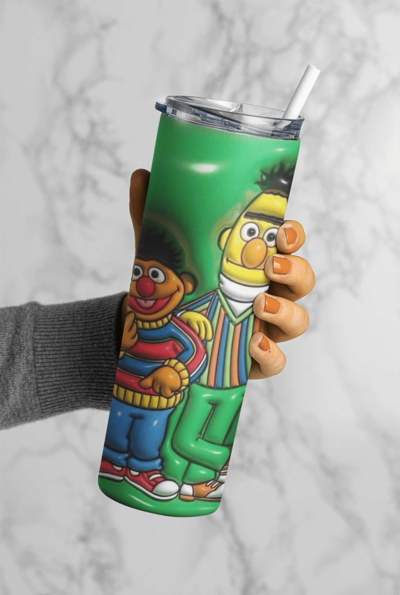 Cartoon 3D 20oz Tumbler Sublimation Print – Ready to Press