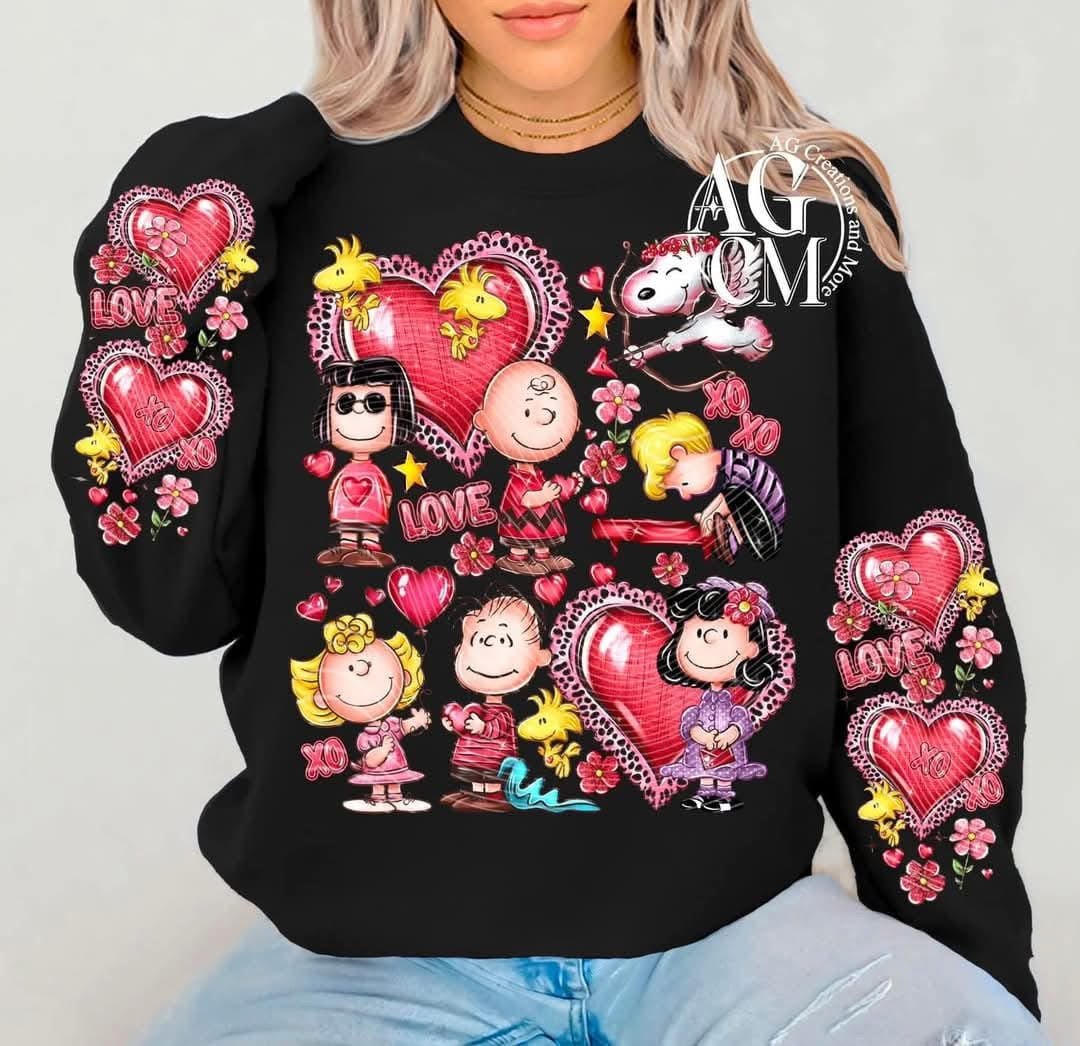 💖 Charlie Brown Valentine DTF Transfer – Classic Love & Nostalgia! 💖 - KT SUBLIMATION, DTF AND MORE LLC
