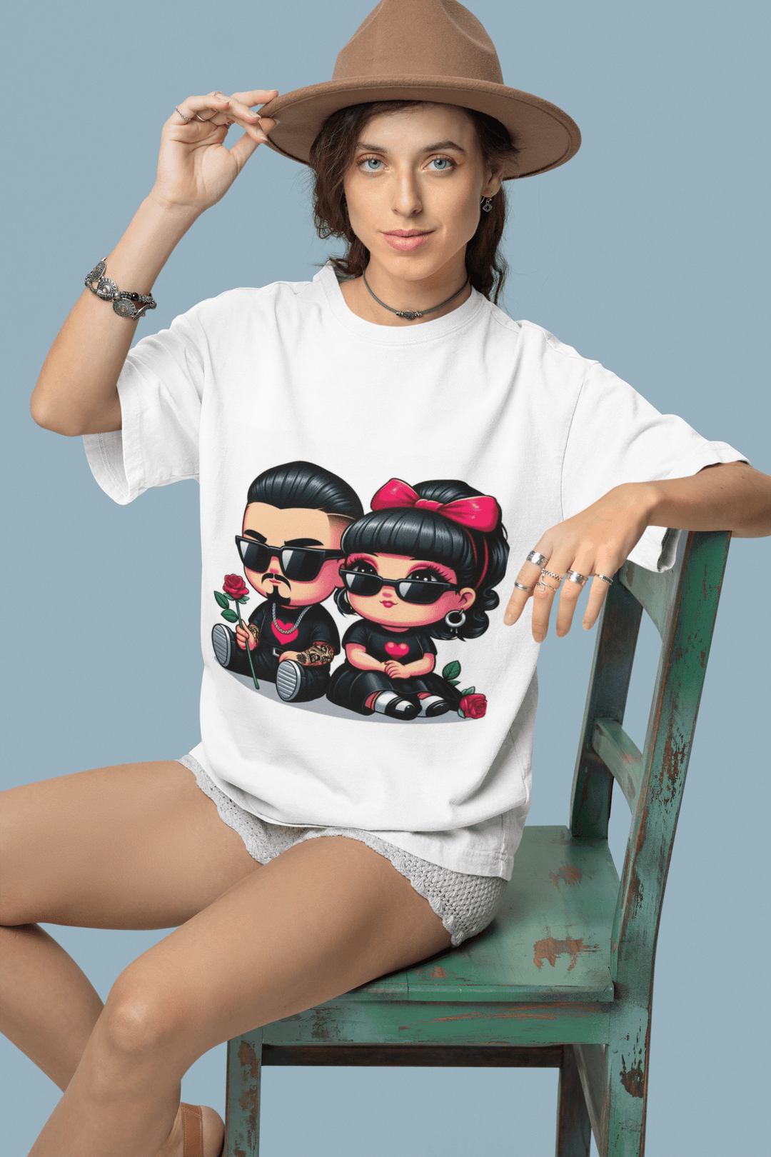 Chicano Love Couple DTF - KT SUBLIMATION, DTF AND MORE LLC