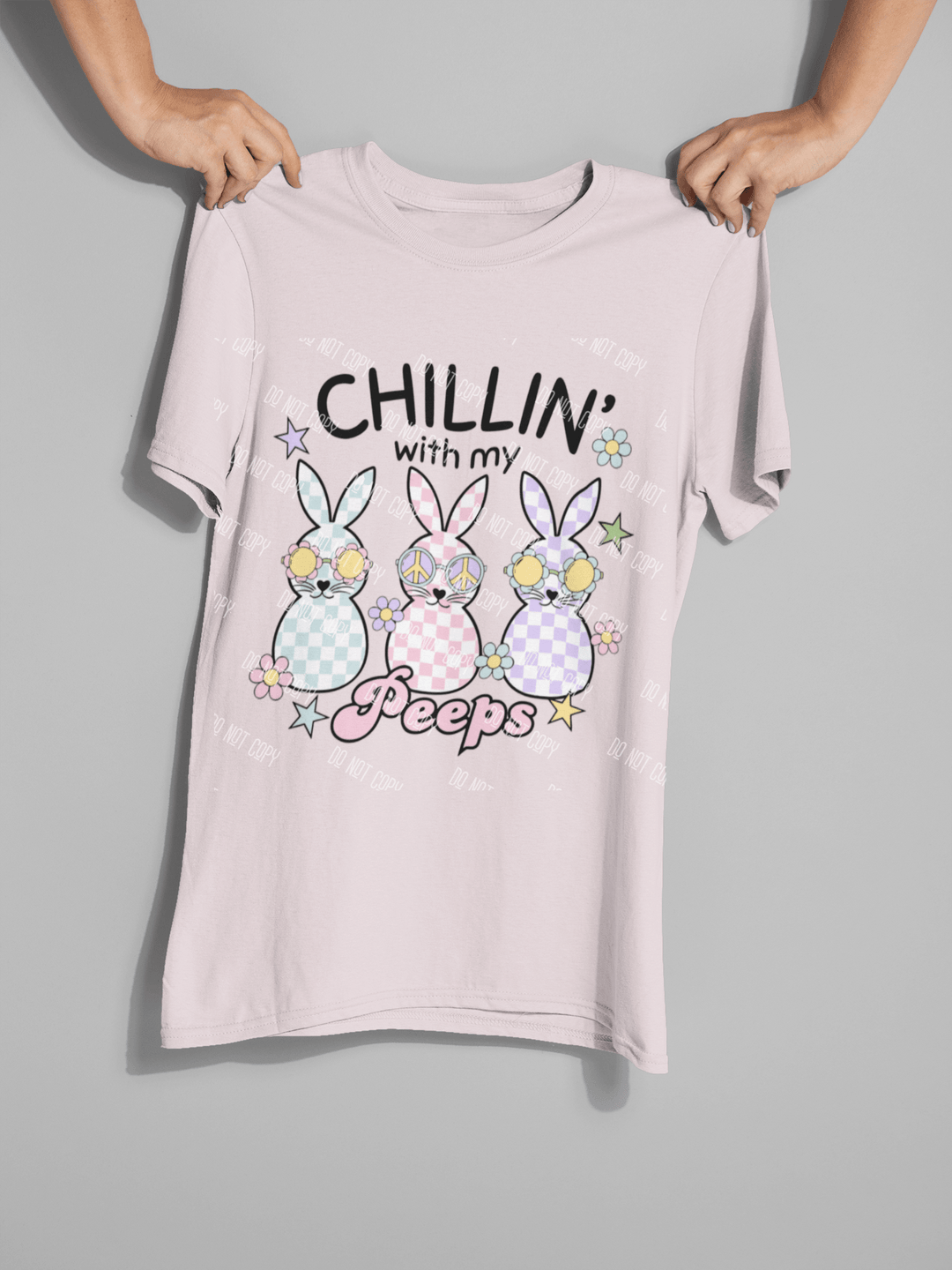 Chillin' With My Peeps DTF Transfer – Ready to Press Easter Design - KT SUBLIMATION, DTF AND MORE LLC