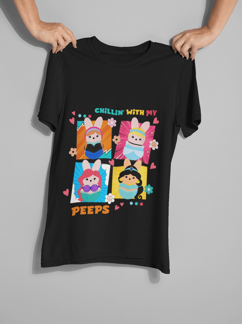 Chillin' With My Peeps DTF Transfer – Ready to Press Easter Design - KT SUBLIMATION, DTF AND MORE LLC