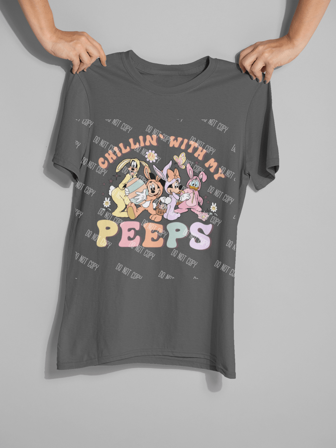 Chillin' With My Peeps DTF Transfer – Ready to Press Easter Design - KT SUBLIMATION, DTF AND MORE LLC