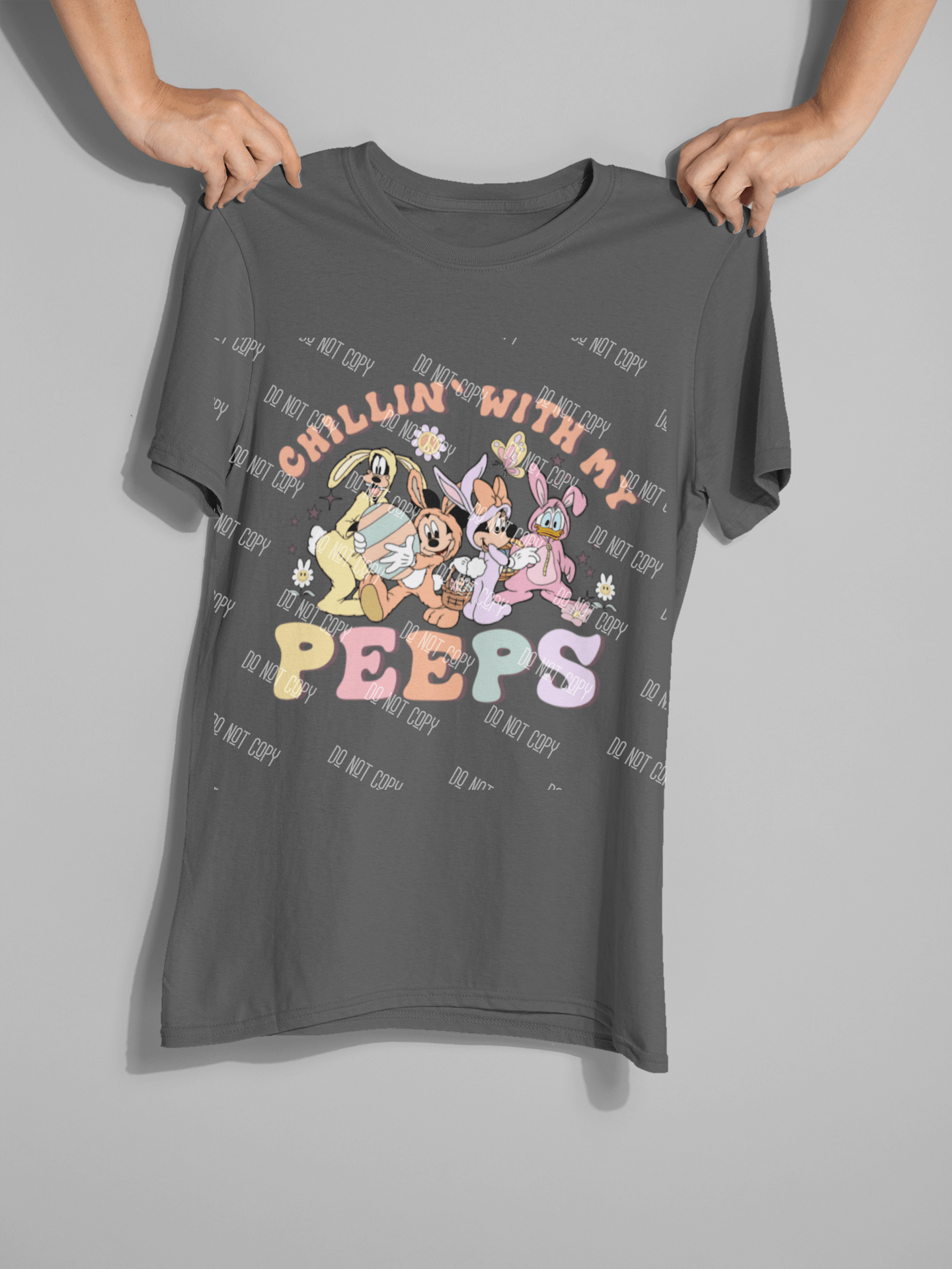 Chillin' With My Peeps DTF Transfer – Ready to Press Easter Design - KT SUBLIMATION, DTF AND MORE LLC