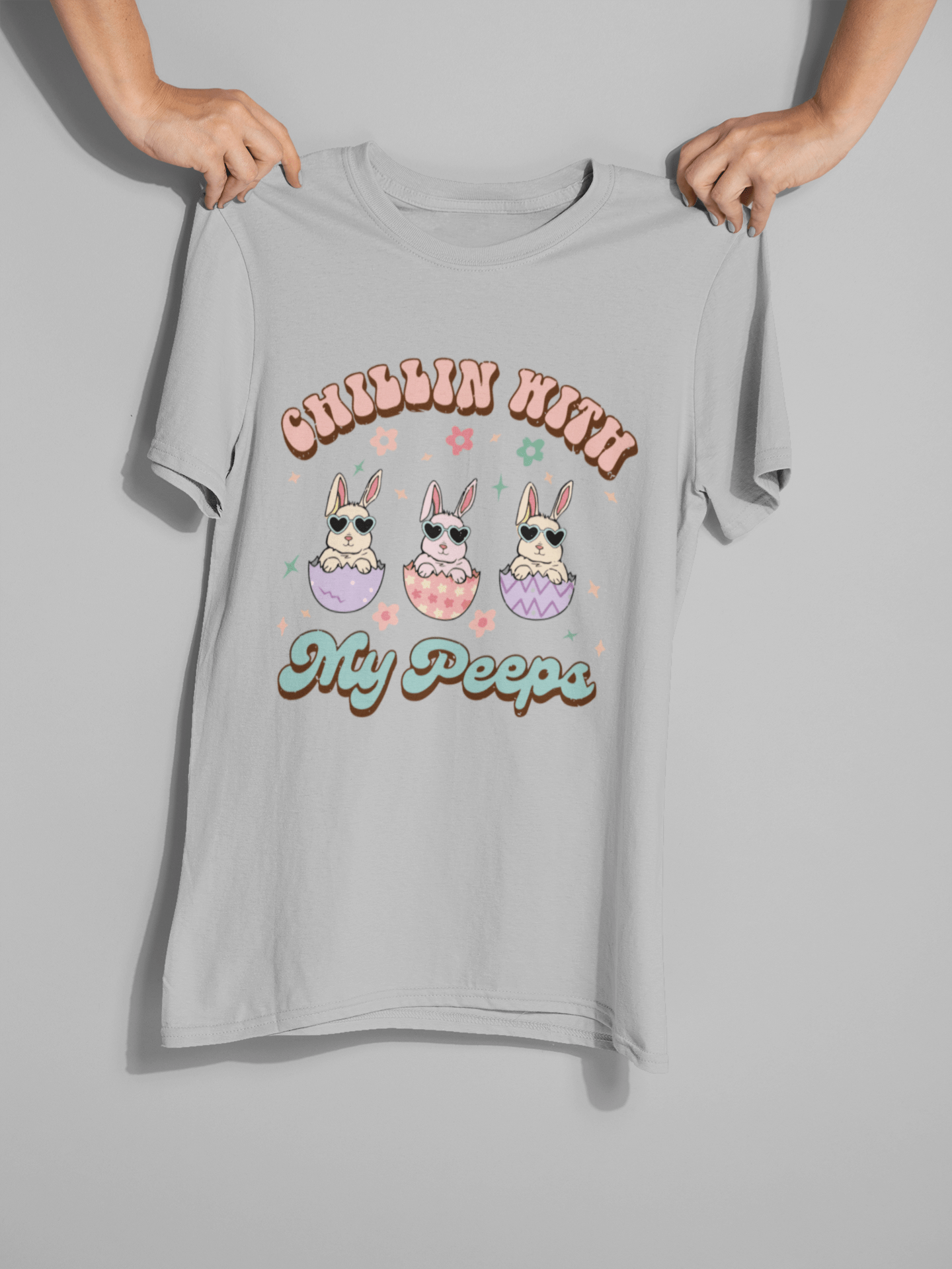 Chillin' With My Peeps DTF Transfer – Ready to Press Easter Design - KT SUBLIMATION, DTF AND MORE LLC