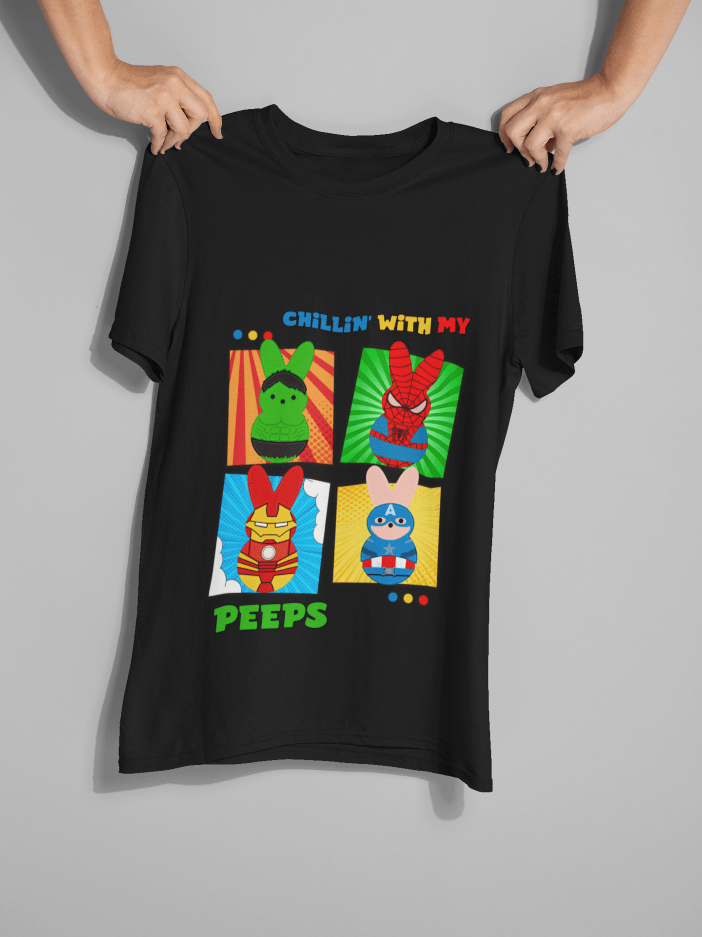 Chillin' With My Peeps DTF Transfer – Ready to Press Easter Design - KT SUBLIMATION, DTF AND MORE LLC