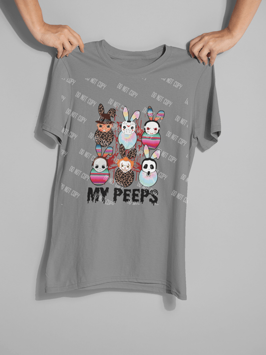 Chillin' With My Peeps DTF Transfer – Ready to Press Easter Design - KT SUBLIMATION, DTF AND MORE LLC