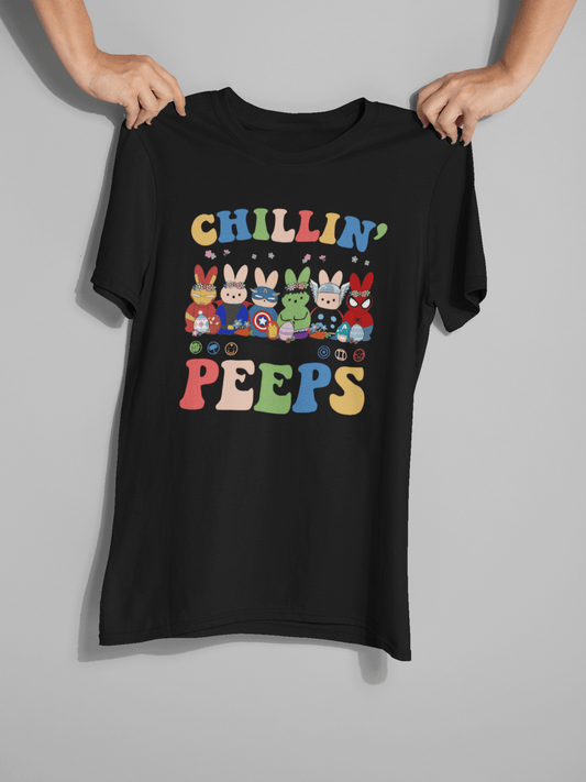 Chillin' With My Peeps DTF Transfer – Ready to Press Easter Design - KT SUBLIMATION, DTF AND MORE LLC