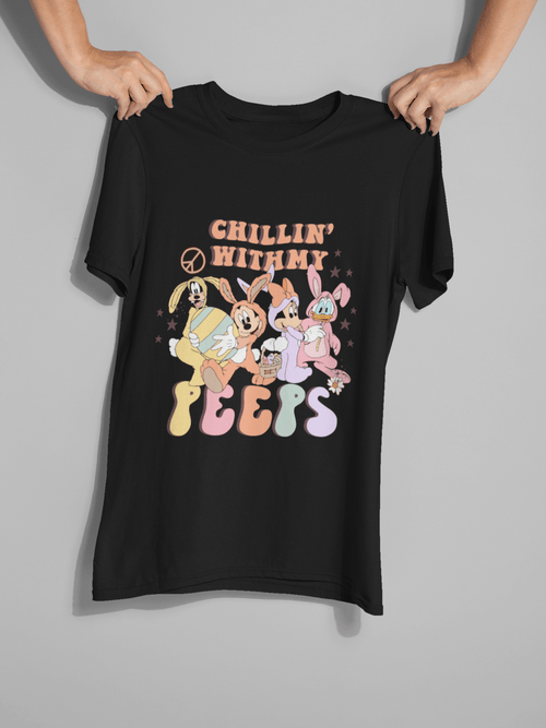 Chillin' With My Peeps DTF Transfer – Ready to Press Easter Design - KT SUBLIMATION, DTF AND MORE LLC