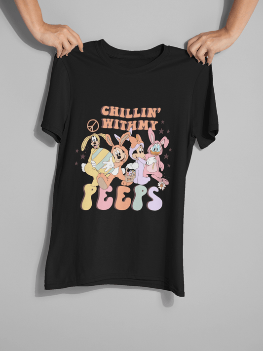 Chillin' With My Peeps DTF Transfer – Ready to Press Easter Design - KT SUBLIMATION, DTF AND MORE LLC