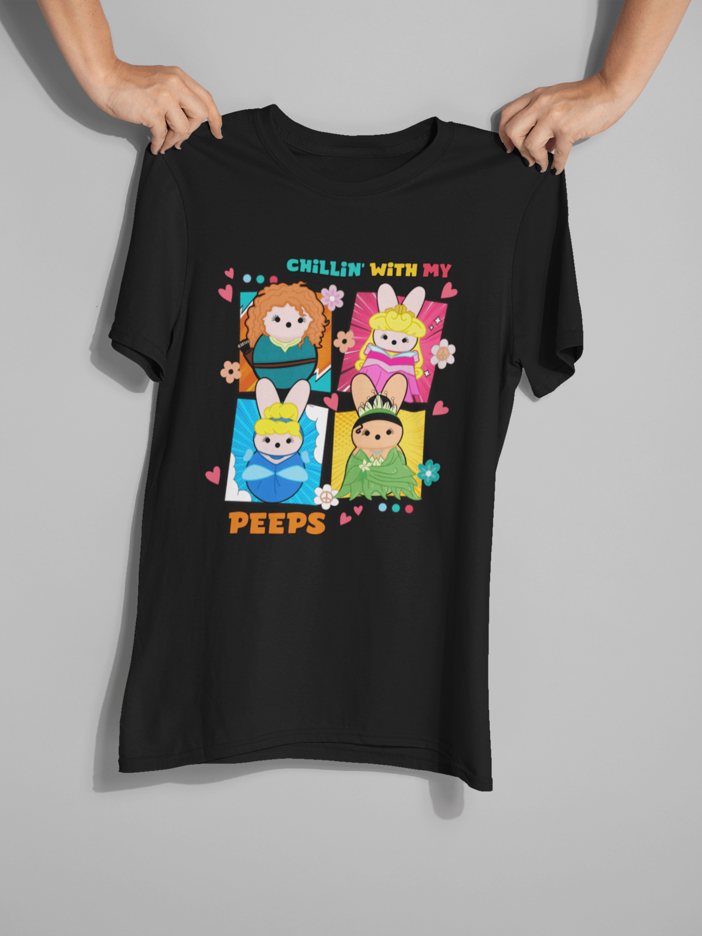 Chillin' With My Peeps DTF Transfer – Ready to Press Easter Design - KT SUBLIMATION, DTF AND MORE LLC