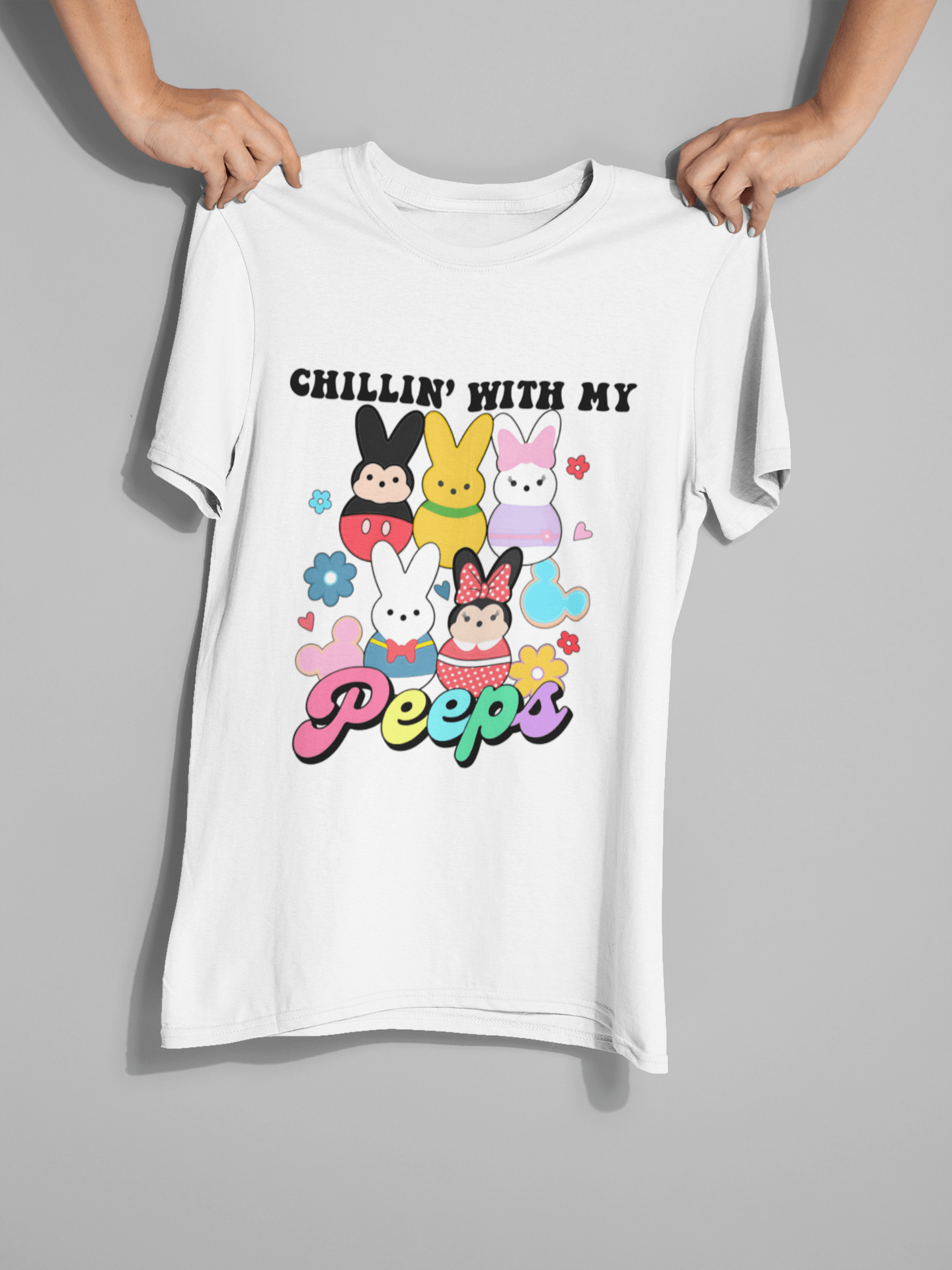 Chillin' With My Peeps DTF Transfer – Ready to Press Easter Design - KT SUBLIMATION, DTF AND MORE LLC