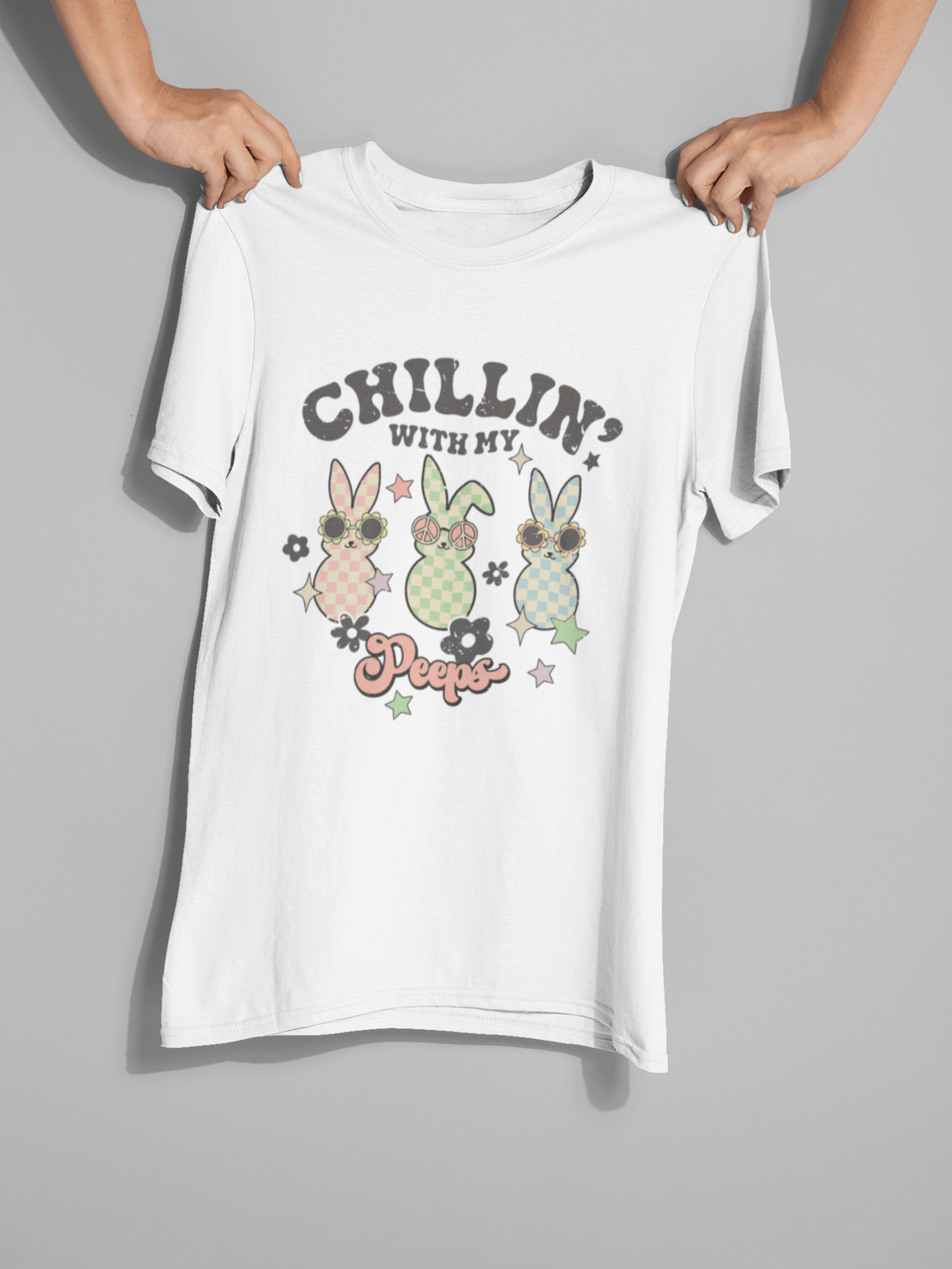 Chillin' With My Peeps DTF Transfer – Ready to Press Easter Design - KT SUBLIMATION, DTF AND MORE LLC