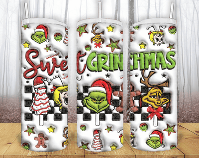 Christmas 20oz Tumbler Sublimation Print - KT SUBLIMATION, DTF AND MORE LLC