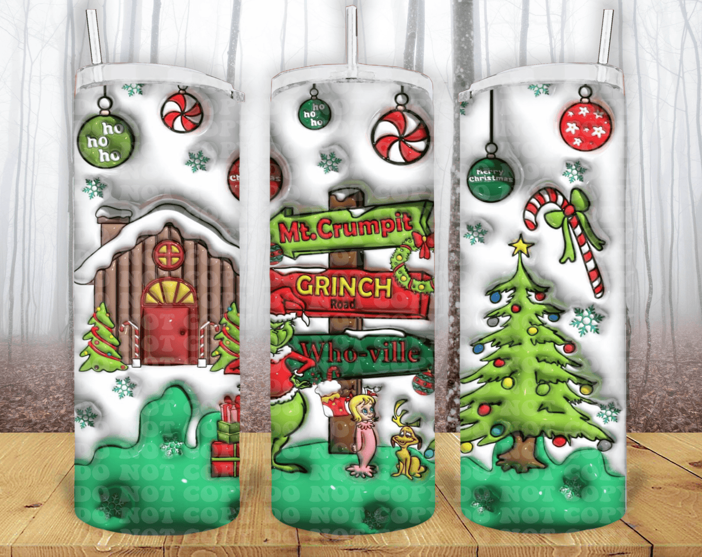 Christmas 20oz Tumbler Sublimation Print - KT SUBLIMATION, DTF AND MORE LLC