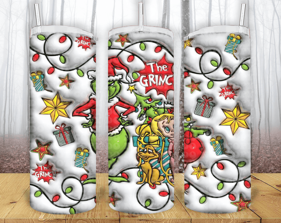 Christmas 20oz Tumbler Sublimation Print - KT SUBLIMATION, DTF AND MORE LLC