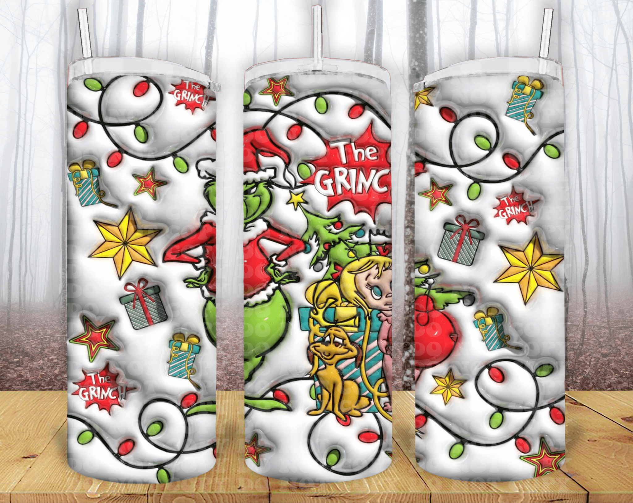 Christmas 20oz Tumbler Sublimation Print