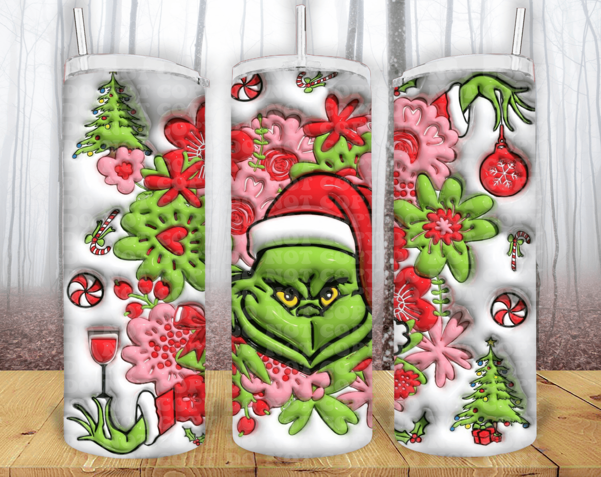 Christmas 20oz Tumbler Sublimation Print