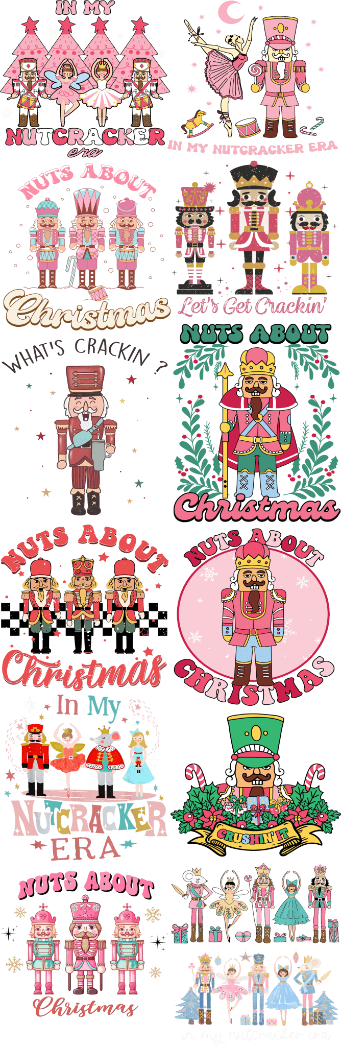 Christmas Nutcracker DTF Transfer, Custom DTF Print, Bulk DTF Transfer, Wholesale Dtf Print - KT SUBLIMATION, DTF AND MORE LLC
