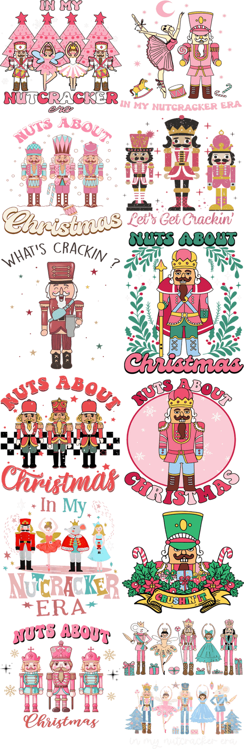 Christmas Nutcracker DTF Transfer, Custom DTF Print, Bulk DTF Transfer, Wholesale Dtf Print - KT SUBLIMATION, DTF AND MORE LLC