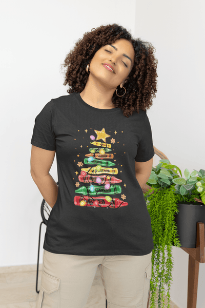 Christmas Teacher Crayons DTF - KT SUBLIMATION, DTF AND MORE LLC