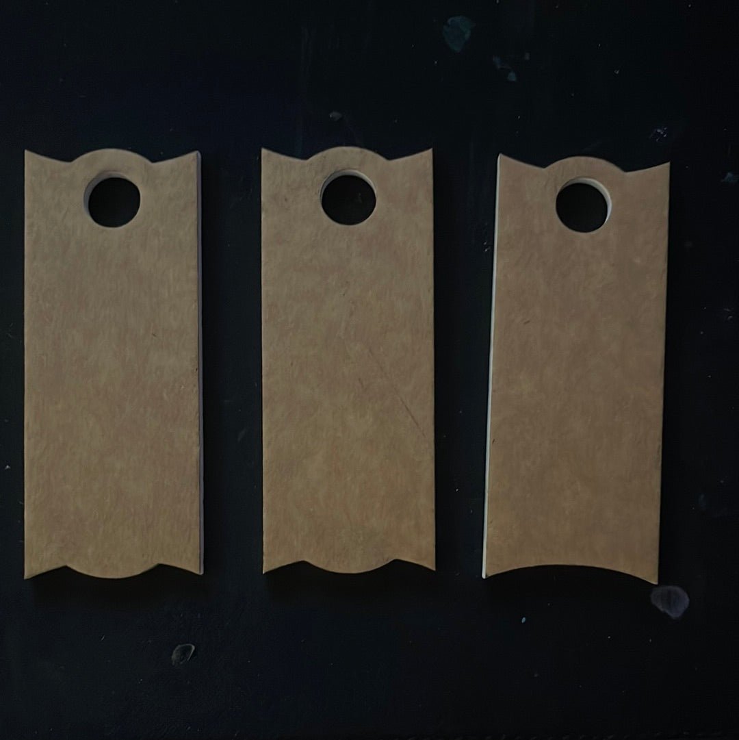 Clear Acrylic Tumbler Tag – Fits Stanley Tumbler 40 oz – Customizable Name Plate Blank - KT SUBLIMATION, DTF AND MORE LLC