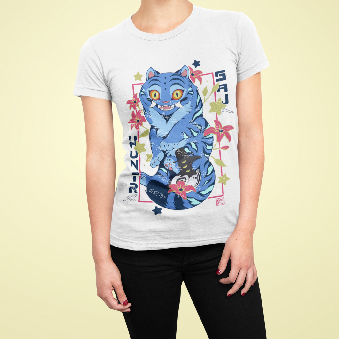 K-Pop Demon Hunter DTF Transfer | Anime-Inspired Ready-to-Press Design