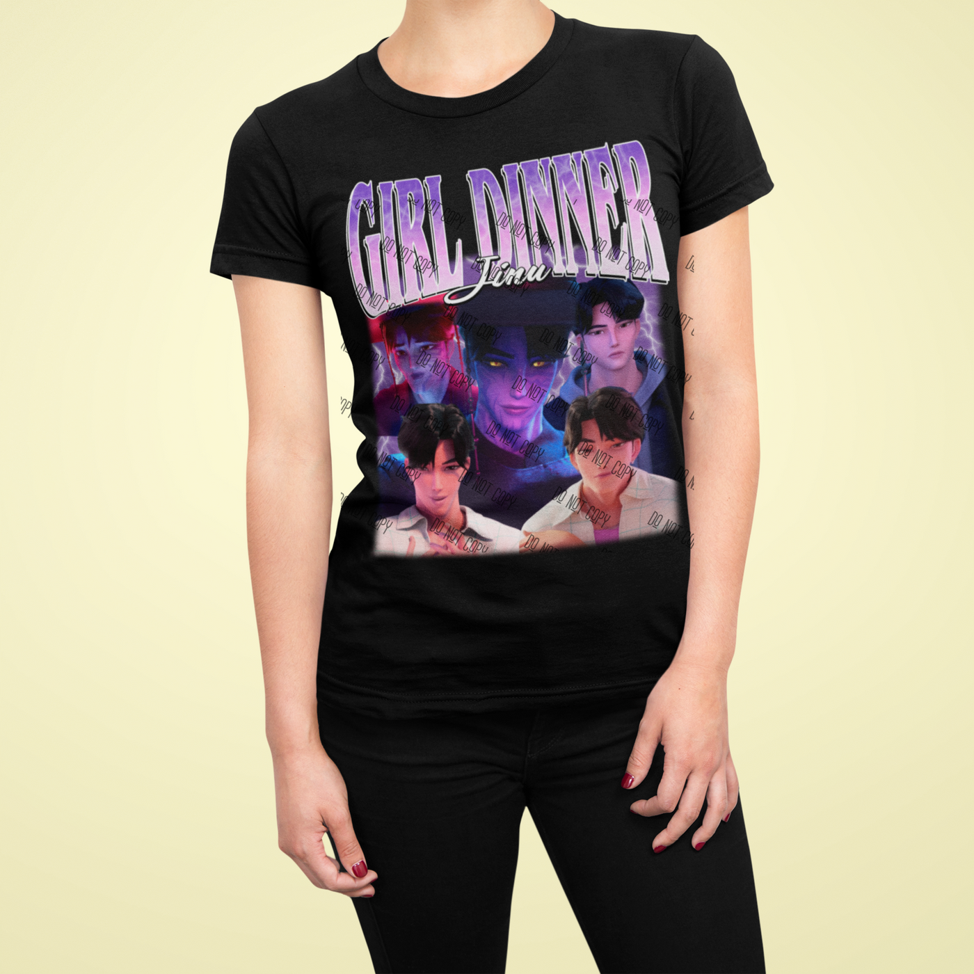 K-Pop Demon Hunter DTF Transfer | Ready-to-Press Anime-Inspired Design