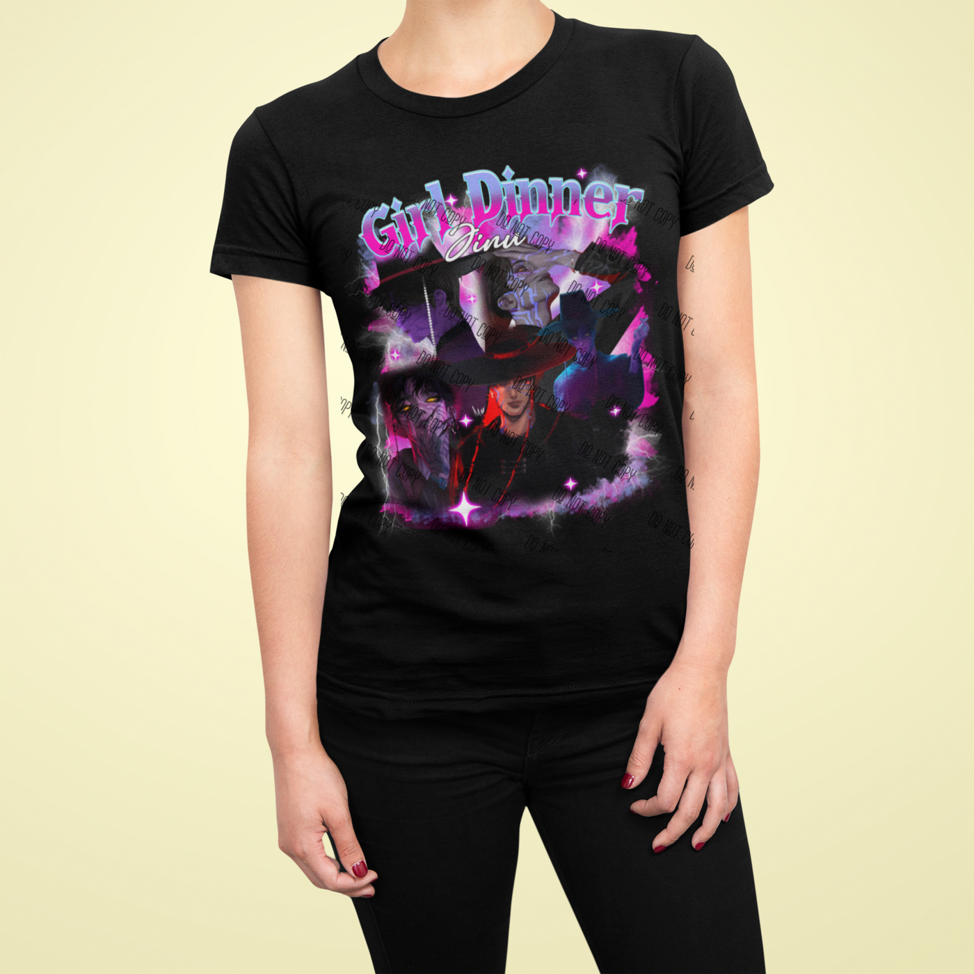 K-Pop Demon Hunter DTF Transfer | Ready-to-Press Anime-Inspired Design
