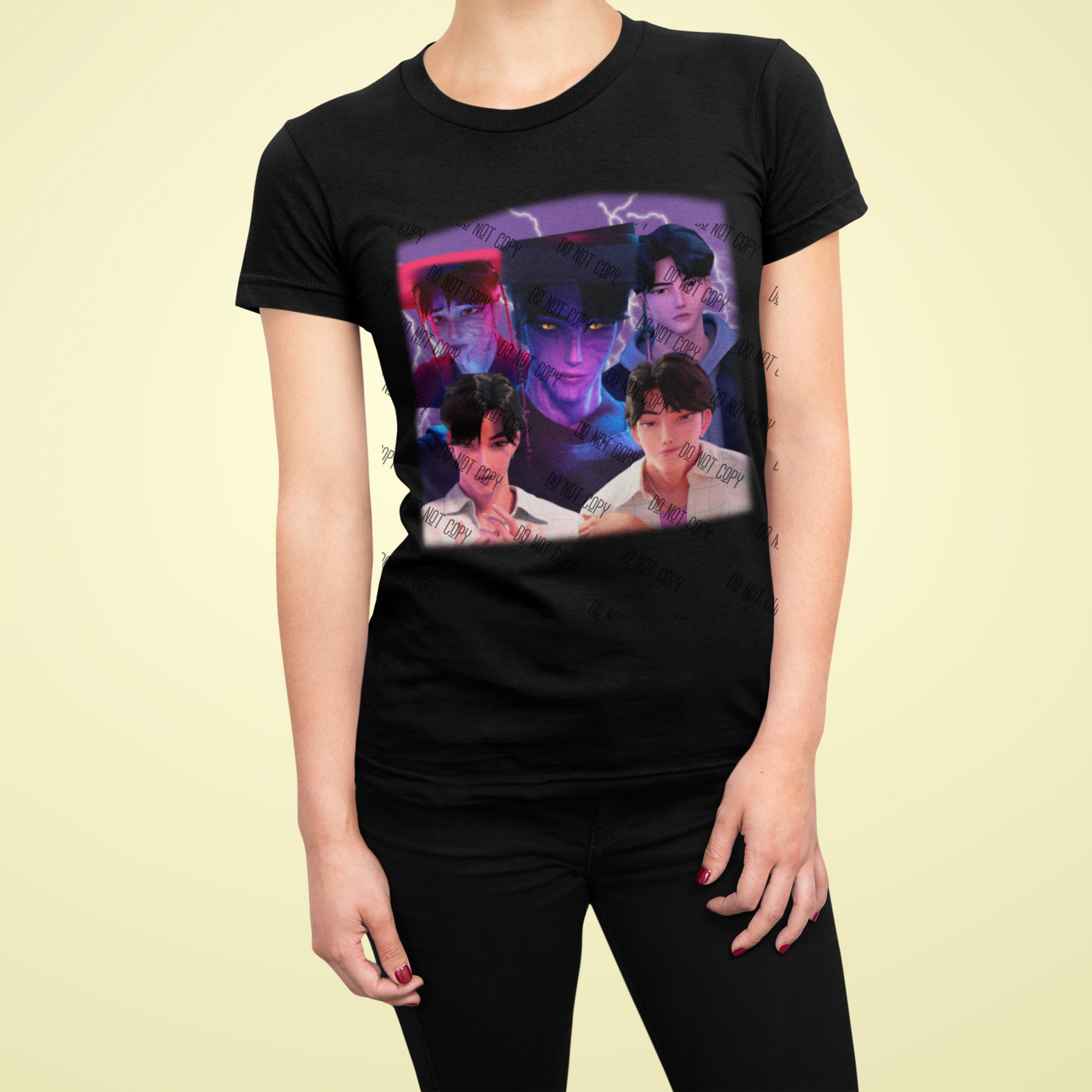 K-Pop Demon Hunter DTF Transfer | Ready-to-Press Anime-Inspired Design