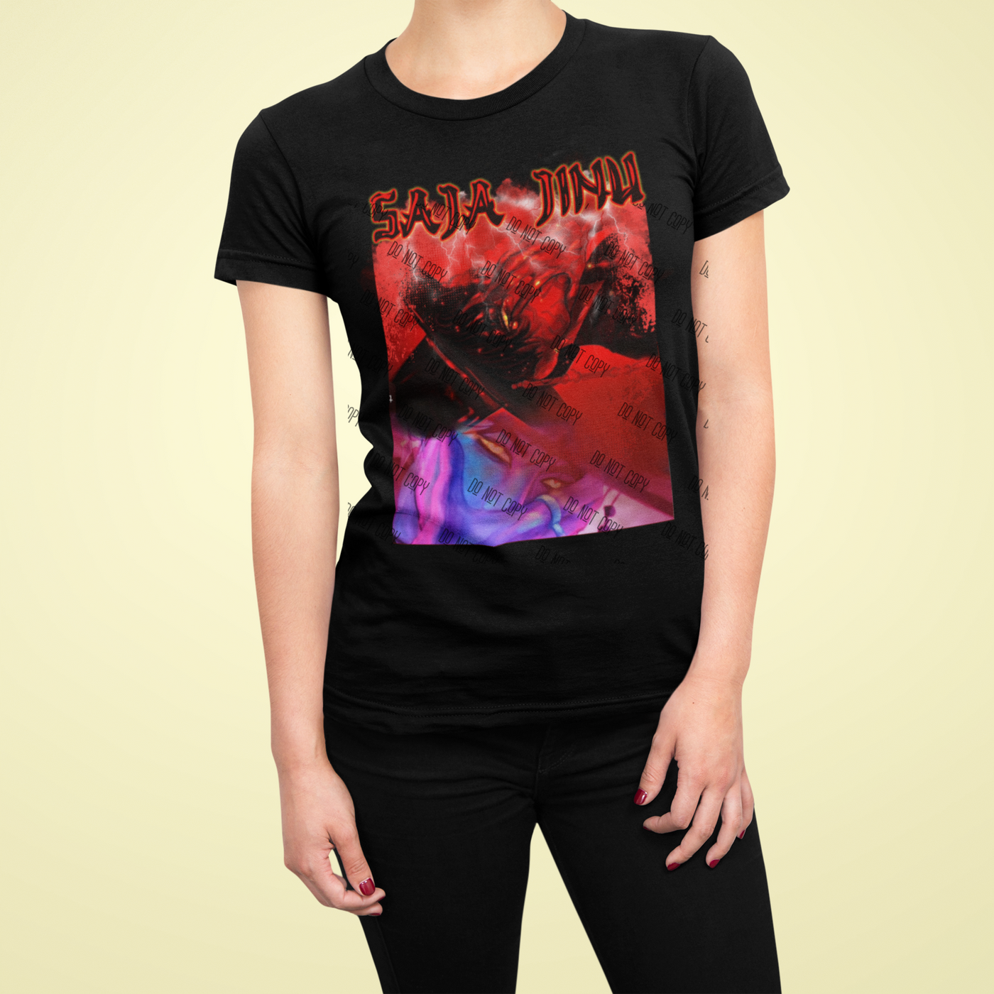 K-Pop Demon Hunter DTF Transfer | Ready-to-Press Anime-Inspired Design