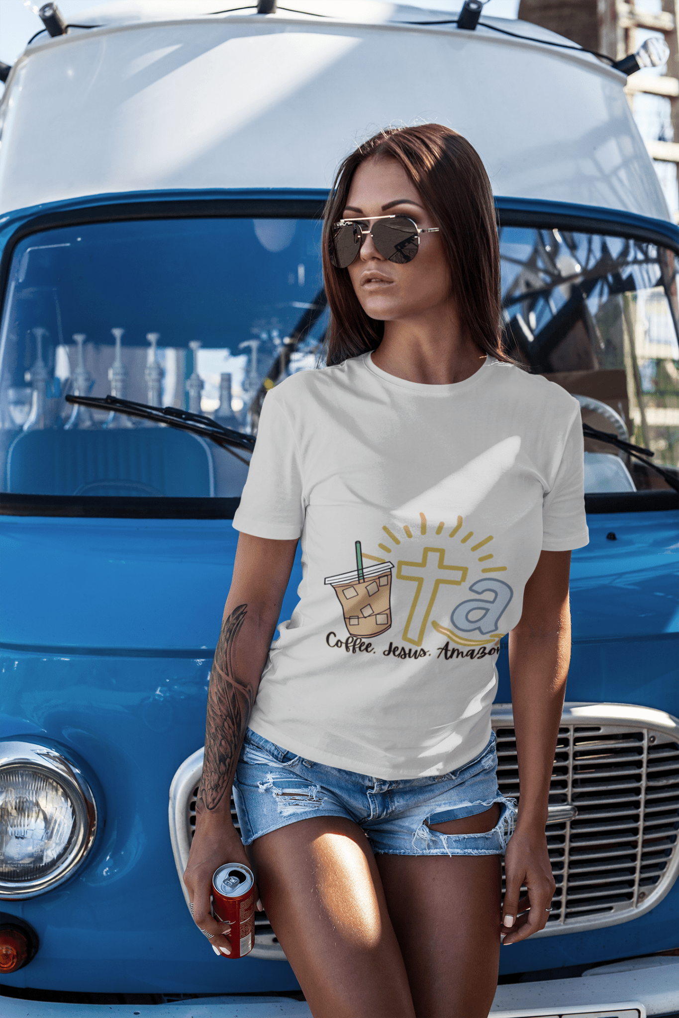 Coffee Jesus Amazon DTF - KT SUBLIMATION, DTF AND MORE LLC