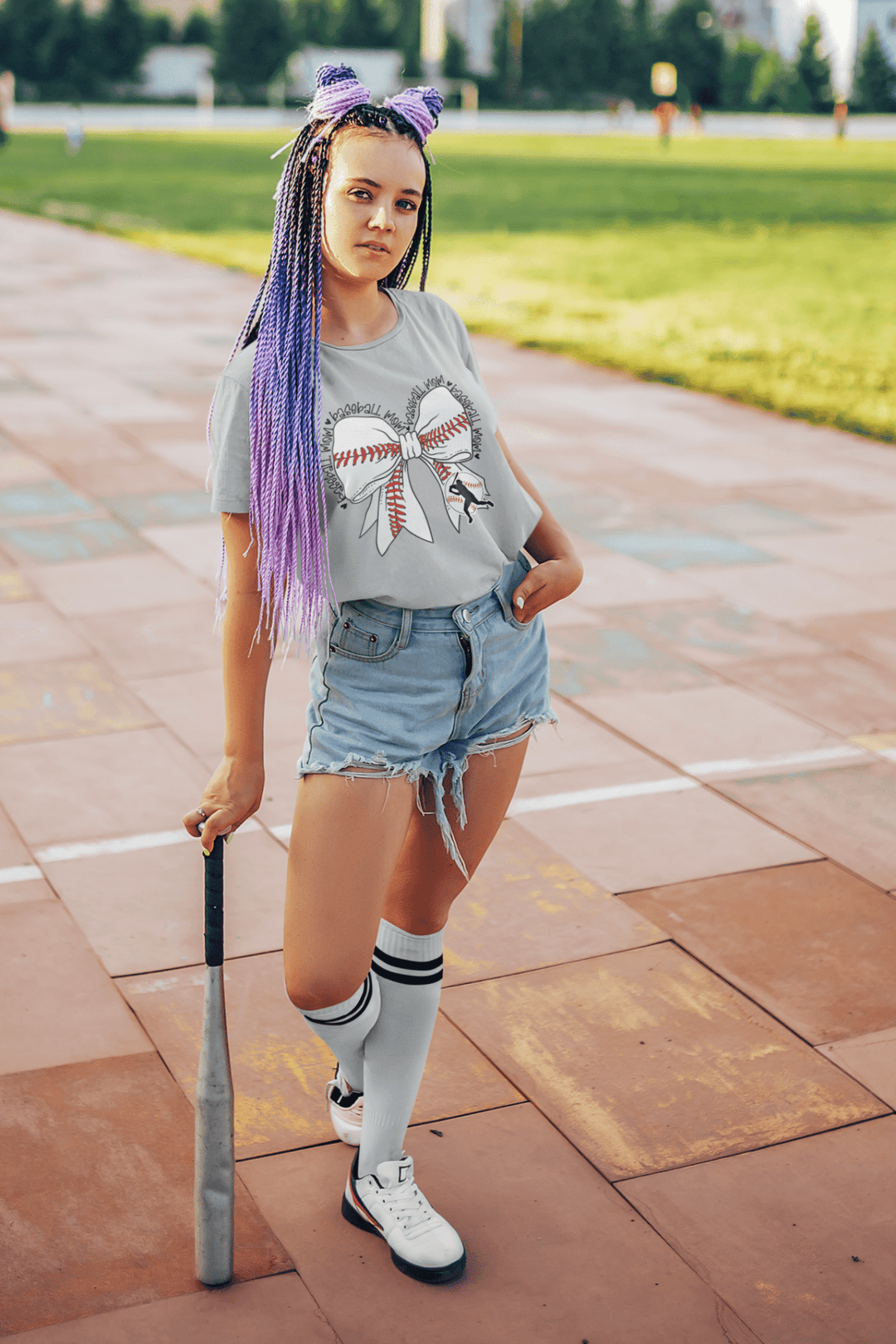 Coquette Baseball DTF Transfer – Chic & Sporty Ready - to - Press Heat Transfer for Game Day Apparel - KT SUBLIMATION, DTF AND MORE LLC