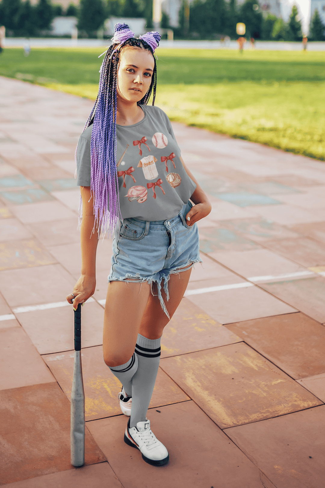 Coquette Baseball DTF Transfer – Chic & Sporty Ready - to - Press Heat Transfer for Game Day Apparel - KT SUBLIMATION, DTF AND MORE LLC