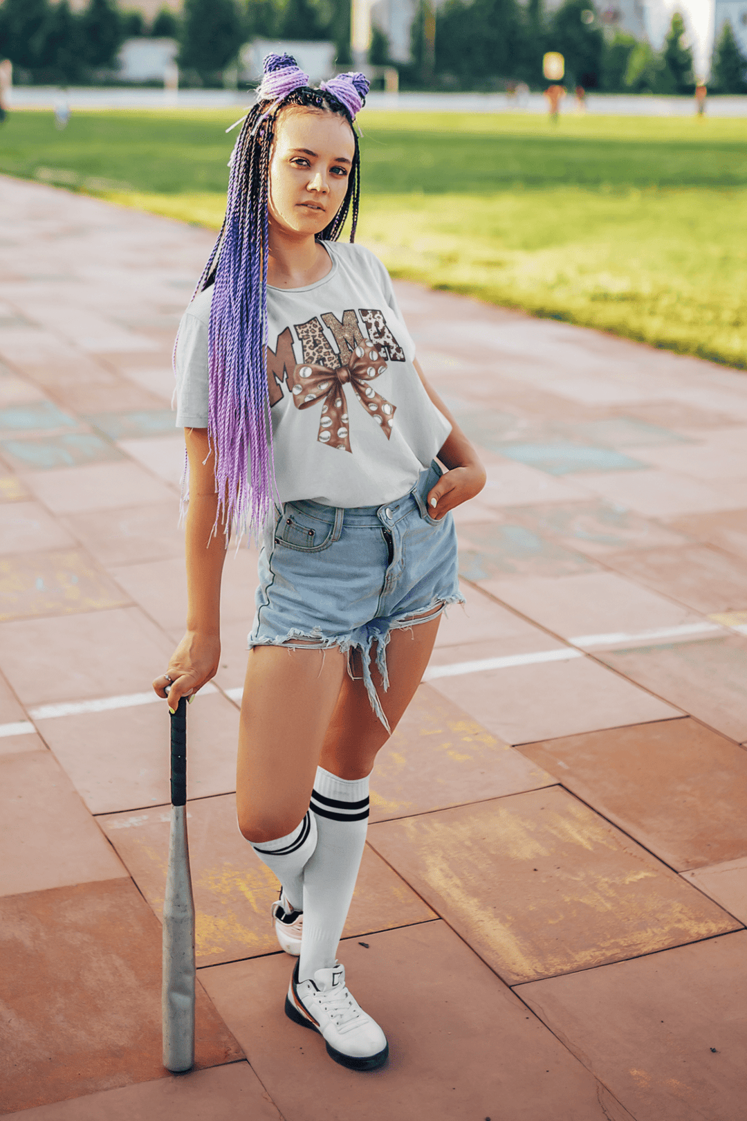 💖⚾ Coquette Mama Baseball DTF Transfer – Chic & Sporty Game Day Style! - KT SUBLIMATION, DTF AND MORE LLC