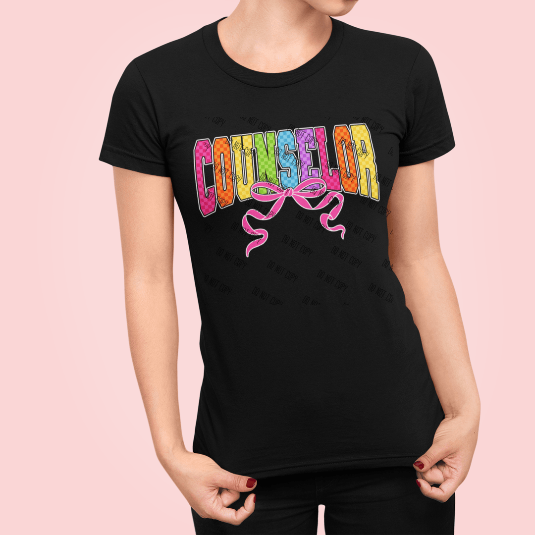 Counselor DTF Transfer | Ready to Press Mental Health & School Design - KT SUBLIMATION, DTF AND MORE LLC