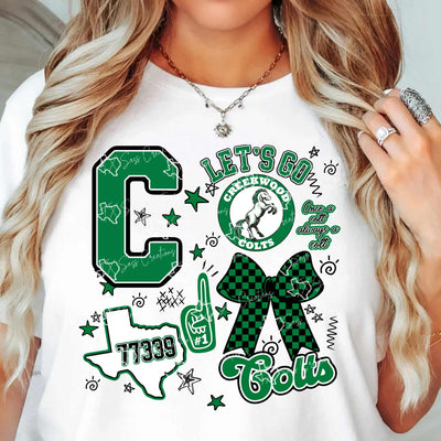 Creekwood Football DTF Transfer – Show Your Team Pride! - KT SUBLIMATION, DTF AND MORE LLC