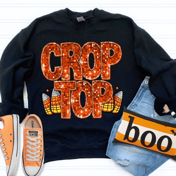 Crop Top Orange DTF - KT SUBLIMATION, DTF AND MORE LLC