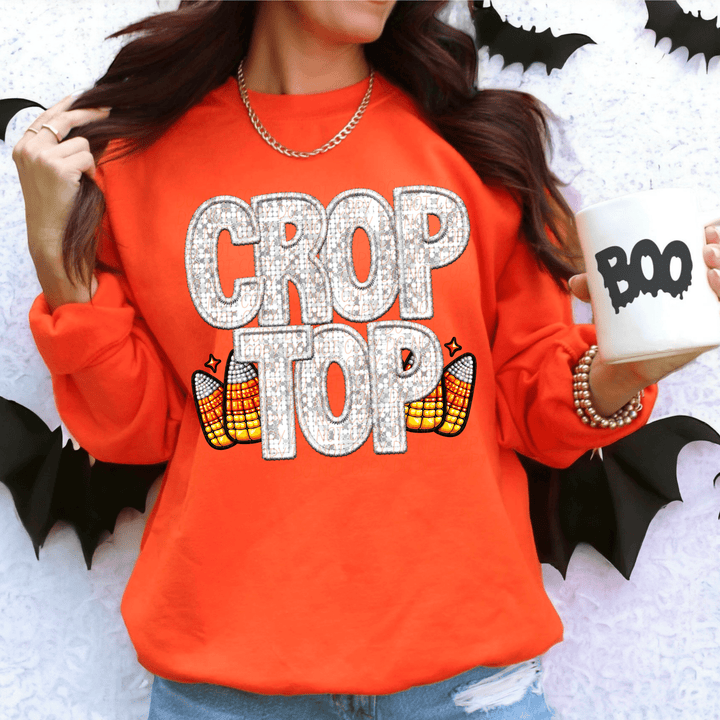 Crop Top White DTF - KT SUBLIMATION, DTF AND MORE LLC