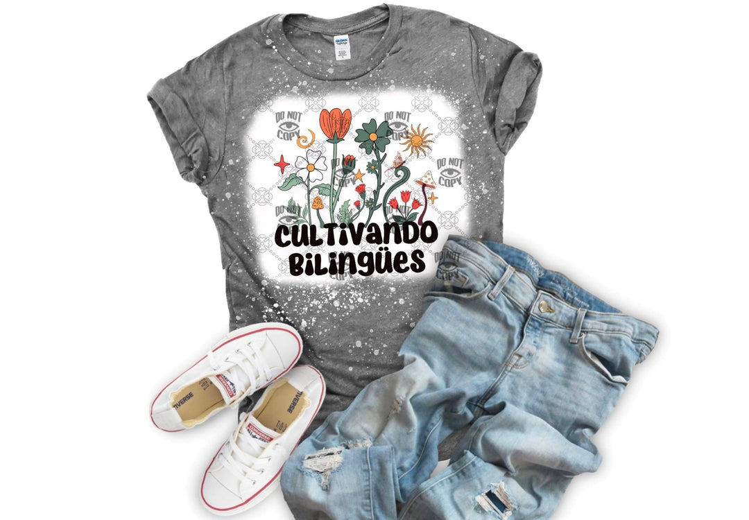 Cultivando Bilingües DTF ready to press transfer - KT SUBLIMATION, DTF AND MORE LLC