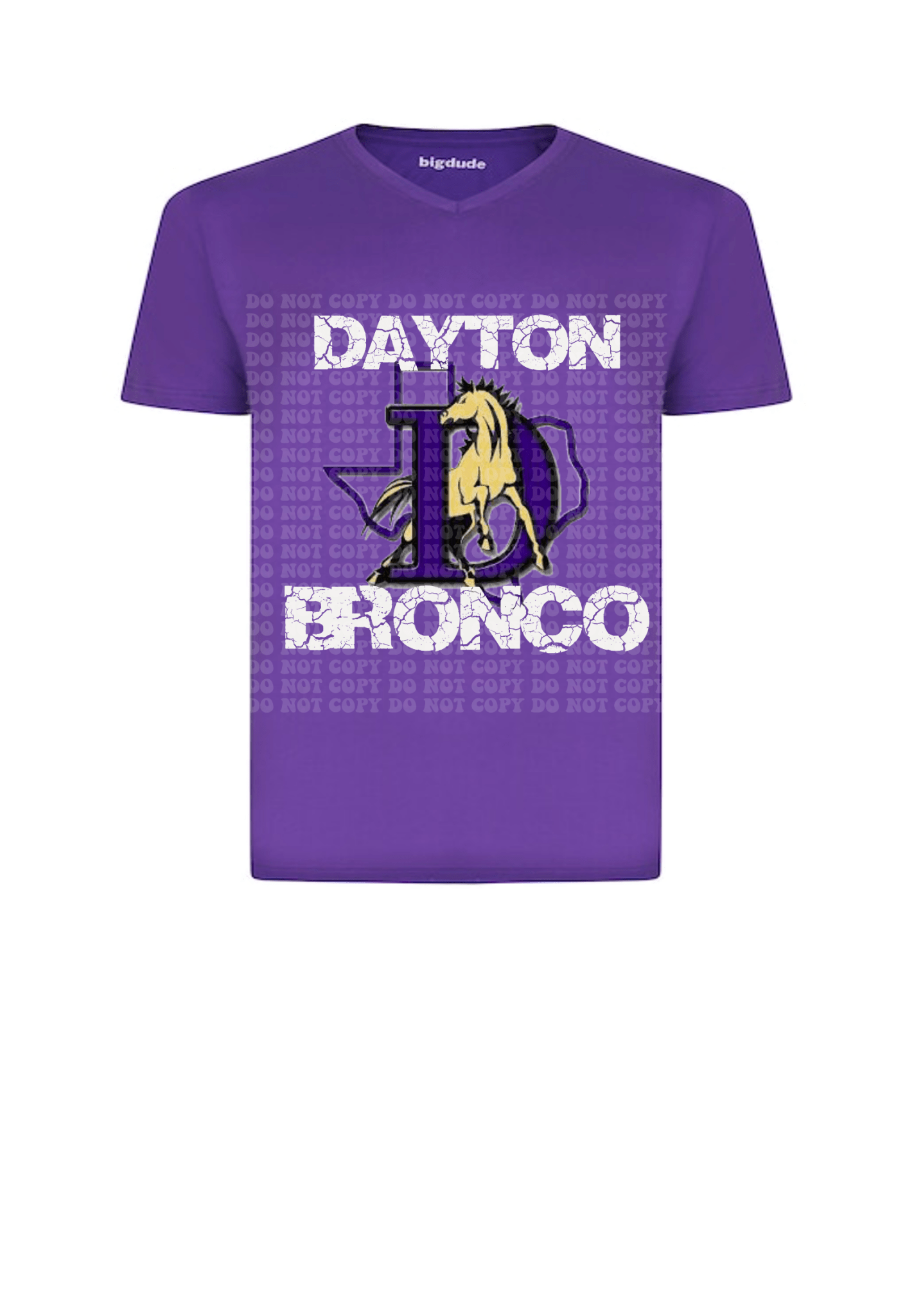 Dayton Bronco DTF  ready to press transfer