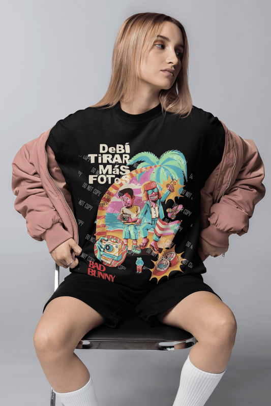 Debí Tirar Más Fotos Bad Bunny DTF Transfer – Capture the Vibe of Reggaeton! - KT SUBLIMATION, DTF AND MORE LLC