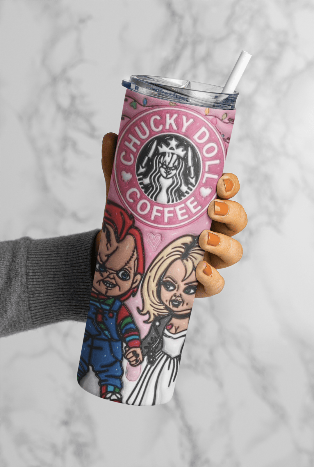 Doll 20oz sublimation print - KT SUBLIMATION, DTF AND MORE LLC