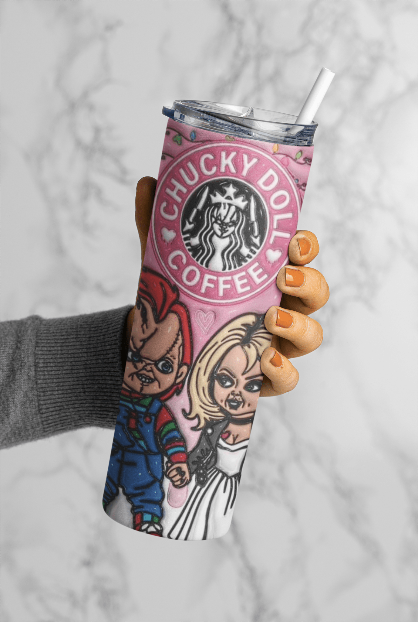 Doll 20oz sublimation print - KT SUBLIMATION, DTF AND MORE LLC